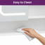 LED Mirror Cabinet, Wall Mounted Bathroom Vanity Cabinet with Backlit Anti-Fog LED Mirror-1088962734