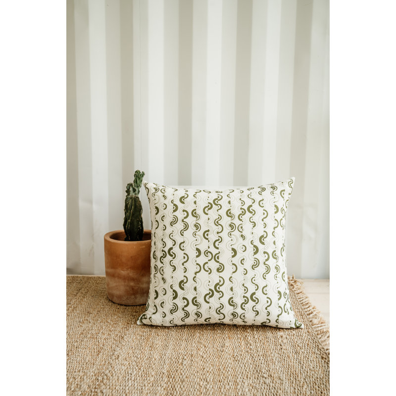 Ortega Square Pillow Cover & Insert, Ortega Cereus, 24" H x 24" W