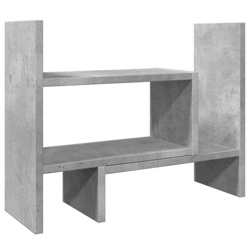  Desk Organiser 38.5X17x39 Cm Engineered Wood, Concrete Grey
