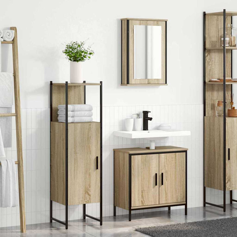 Frame Mounted Bathroom Cabinet