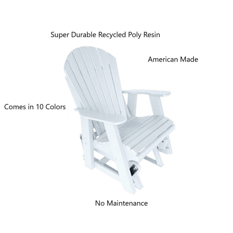 Fauteuil oscillant Phat Tommy Ultimate Campfire, Blanc