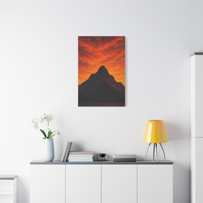 Apel Single Picture Frame Print on Canvas