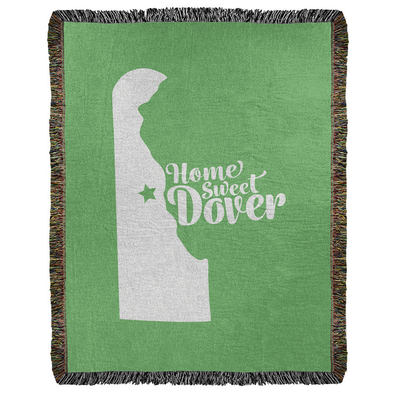 Jeté en coton tissé dover delaware, l 37 po x L 52 po, Vert