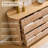 Modern 8 Drawers Dresser for Bedroom, 54" Wide Dressers & Chest of Drawers w/Curved Profile Design, Light Oak-1393996247