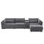 Canapé modulaire modulaire avec console de rangement et repose-pieds mobile-1837762075