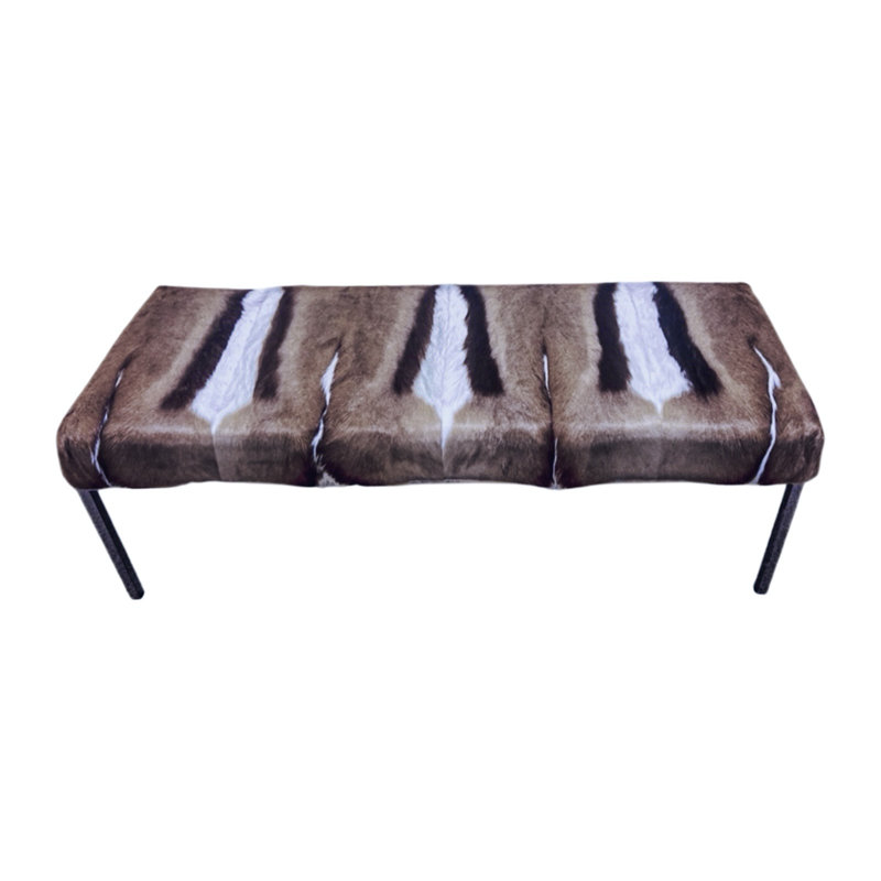 Springbok Dyed Hide Bench, Gray