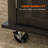 Modern Rolling Kitchen Island Cart With Spice Rack, Brown Oak-643714165