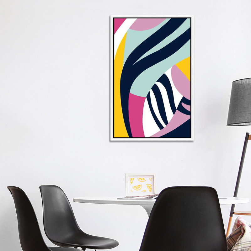 Tropical by Jilli Darling - Floater Frame Print on Canvas, 101.6 cm H x 66.04 cm W, White Framed Canvas