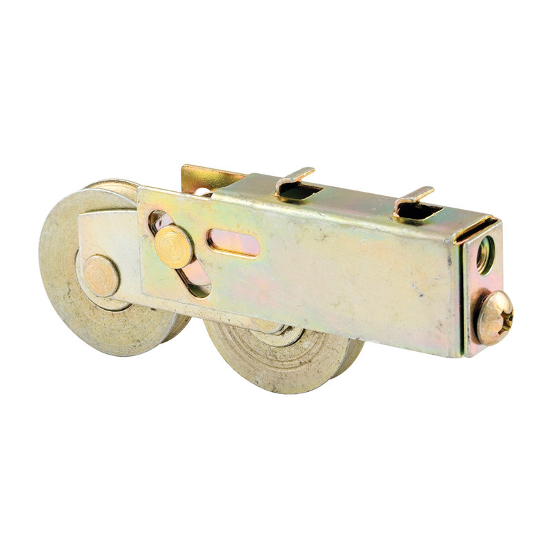 FHC D1736 Sliding Door Tandem Roller Assembly Ball Bearing, Steel Housing, Steel, 1/4"-20 Threaded Mount, Dichromate Finish