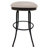 Swivel Upholstered Counter Stool with Metal Frame-27796885-48366675-27796881