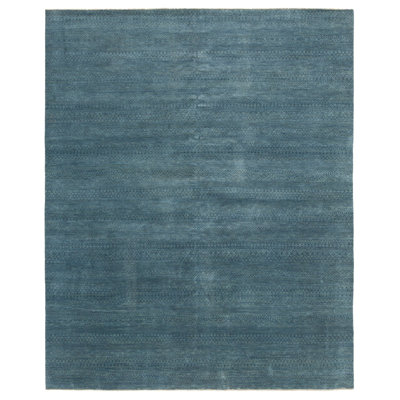 Smith Wool Area Rug in Blue/Neutral
