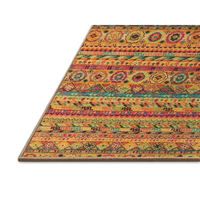 Abstract Indoor Rug, Rectangle 5' x 8'