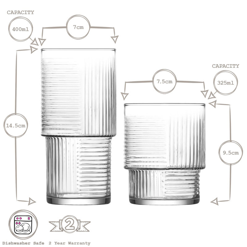 400ml Glass Set
