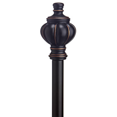 Echevarria Adjustable Single Curtain Rod