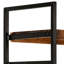 Adaire 180 cm H x 124 cm W Steel and Iron Etagere Bookcase-302321934