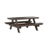 Outdoor Rectangular Picnic Table
