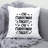 ChristmasDog_Black-02 Reversible Throw Pillow-564978823