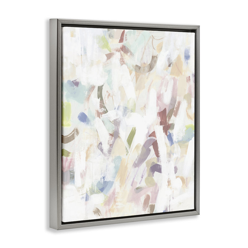 Cadre flottant Candy, Cadre flottant gris lustré, H 21 po x l 17 po