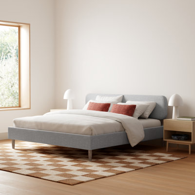 Compass Upholstered Platform Bed