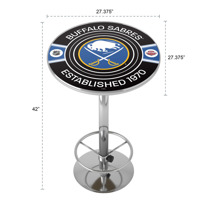 Table de bar avec repose-pieds Buffalo Sabres
