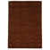 Handwoven Wool Gabbeh Uni Brown Rug