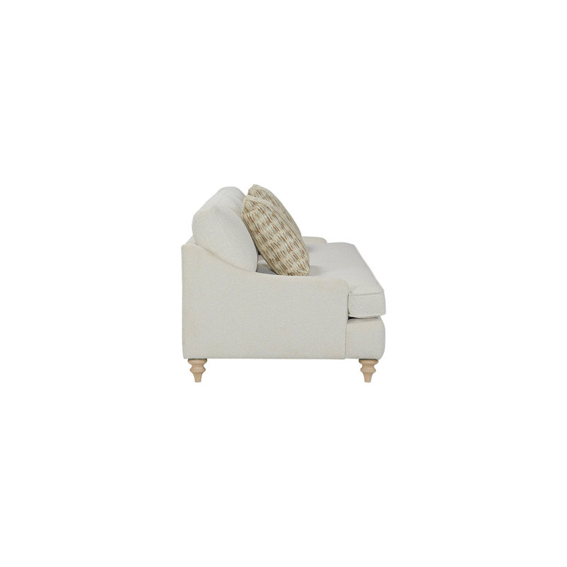 Ensemble canapé et causeuse avec coussin une pièce