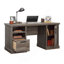 Bureau d'ordinateur, finition brune