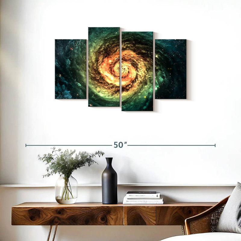Oberle Spiral Galaxy, 22" H x 36" W