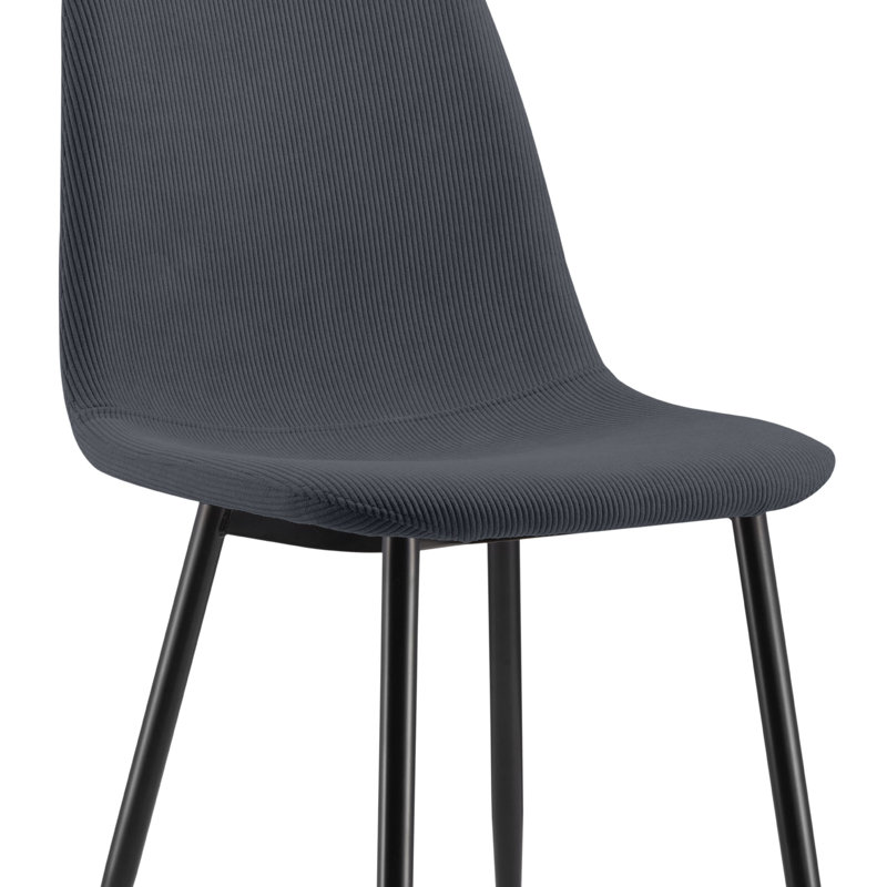 Cavell Upholstered Dining Chairs, Blue