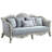 Upholstered 36 " Linen and Fabric Sofa
