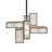Zaye 16 - Light Pewter Unique/Statement Pendant