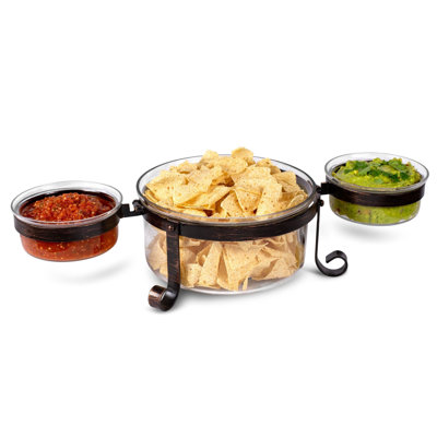 BirdRock Home Glass Serving Bowl