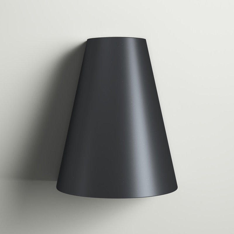 Plafonnier encastré d'extérieur noir mat H 6,2 po Rupa