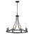 Mumme  8 Light Farmhouse Wagon Wheel Chandelier Candle Style Rustic Round Lights Fixture for Kitchen Island Living Room Foyer Entryway-1148914533-1204015997