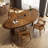Modern Simple Solid Wood Arc Dining Table Sets-105972967