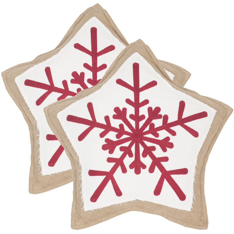 Embroidered Throw Pillow