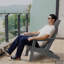 Chaise Adirondack pliante, chaise Adirondack de patio toutes saisons à dossier haut -64858597