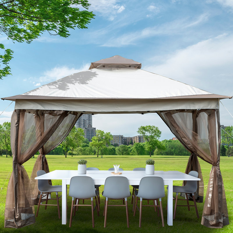 12 pi. x 12 pi Pavillon de jardin en métal