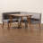 Chapalet Upholstered Dining Set with Fixed Table