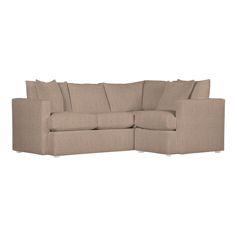 American Bungalow 2-Piece Sectional, Navada Mushroom, Casa Blanca