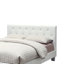 Lit simple Legy, revêtement en similicuir blanc capitonné-117559393-117559396
