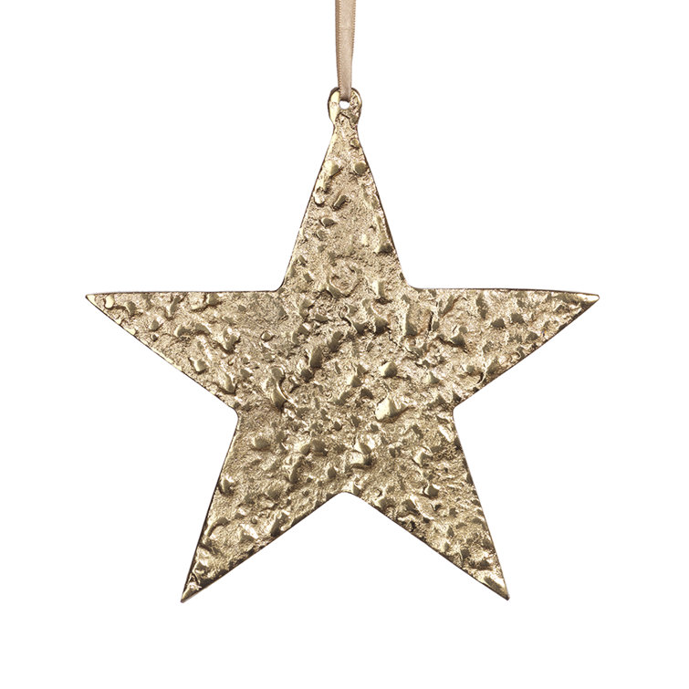 Metal Astrology & Stars Holiday Shaped Ornament