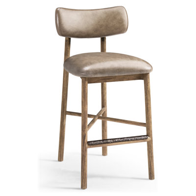 Stone Ridge Leather Bar Stool