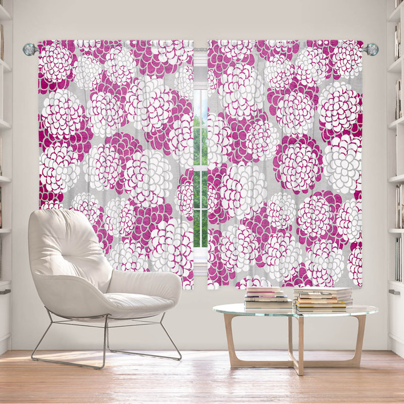 Paire de rideaux obscurcissant en polyester Rubianas, L 40 po x L 61 po