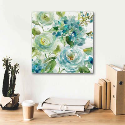 " Cool Watercolor Floral " by Unknown JD