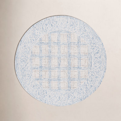 Hand-Tufted Geometric Wool Rug