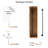 Steadman Pine Floating Shelf with Towel Bar