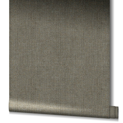 Earth Collection Textured Weave Effect Wallpaper Roll