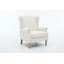 Chaise d'appoint moderne avec pieds en bois rétro, fauteuil rembourré confortable, canapé simple à motif floral pour le salon et le bureau