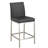 Upholstered Counter Stool with Metal Frame-23206687